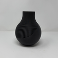 Vase „Twist Noir“